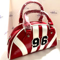 Red & White Varsity 96 Shirt Purse | Mini Sporty Statement Handbag